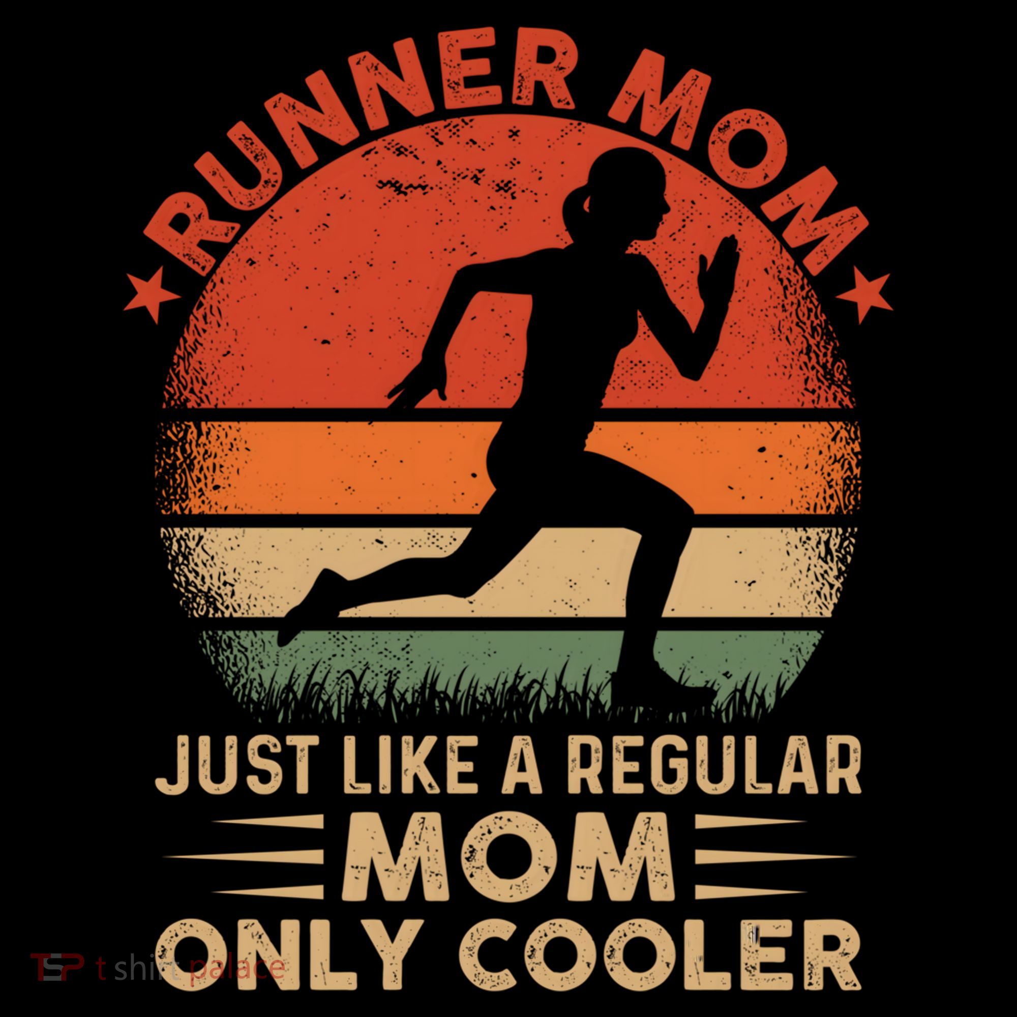 Runner Mom Marathon Race Track And Field Mothers Day Gift 16oz Travel Tumbler
