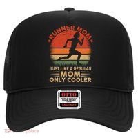 Runner Mom Marathon Race Track And Field Mothers Day Gift Hat thumb 0