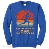 Runner Mom Marathon Race Track And Field Mothers Day Gift Sweatshirt thumb 0