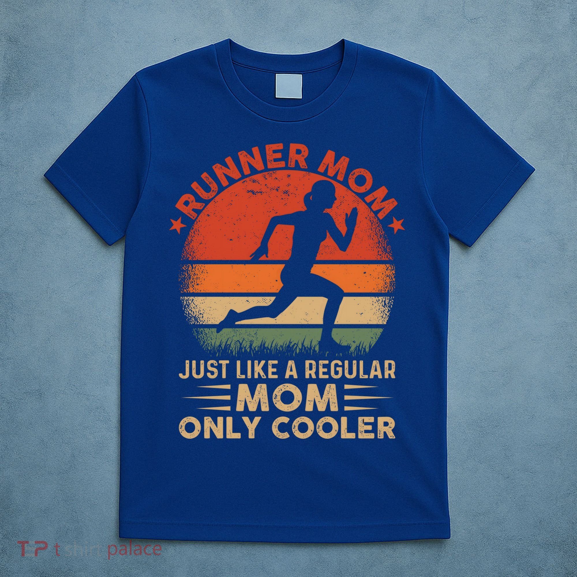 Runner Mom Marathon Race Track And Field Mothers Day Gift T-Shirt