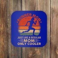 Runner Mom Marathon Race Track And Field Mothers Day Gift Coaster thumb 0
