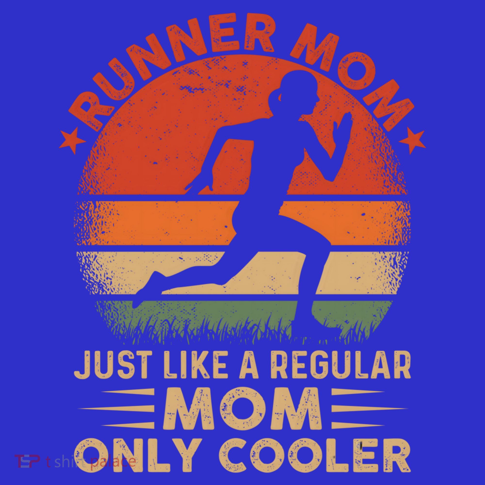 Runner Mom Marathon Race Track And Field Mothers Day Gift Coaster