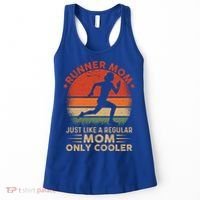 Runner Mom Marathon Race Track And Field Mothers Day Gift Women's Tank Top thumb 0