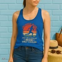 Runner Mom Marathon Race Track And Field Mothers Day Gift Women's Tank Top thumb 2