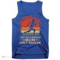 Runner Mom Marathon Race Track And Field Mothers Day Gift Tank Top thumb 0