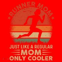 Runner Mom Marathon Race Track And Field Mothers Day Gift Santa Hat thumb 1