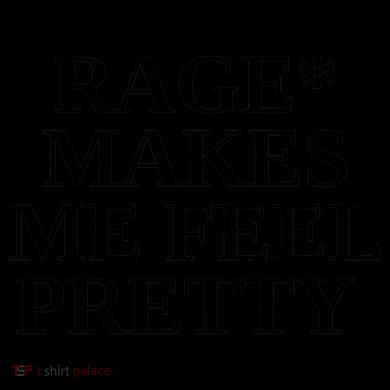 Rage Makes Me Feel Pretty Kids Colorblock Raglan Jersey