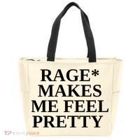 Rage Makes Me Feel Pretty Tote Bag thumb 0