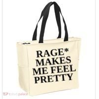 Rage Makes Me Feel Pretty Tote Bag thumb 2