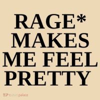 Rage Makes Me Feel Pretty Tote Bag thumb 4