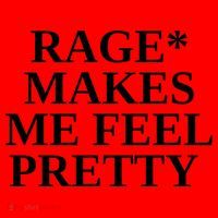 Rage Makes Me Feel Pretty Santa Hat thumb 1