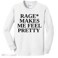 Rage Makes Me Feel Pretty Kids Long Sleeve Shirt thumb 0