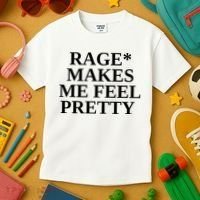 Rage Makes Me Feel Pretty Kids T-Shirt thumb 3