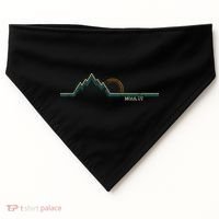 Retro Mountains Moab Utah Summer Hiking USA-Made Doggie Bandana thumb 0