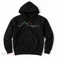 Retro Mountains Moab Utah Summer Hiking Hoodie thumb 0