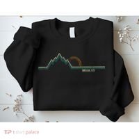 Retro Mountains Moab Utah Summer Hiking Sweatshirt thumb 2