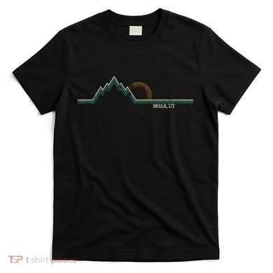 Retro Mountains Moab Utah Summer Hiking T-Shirt