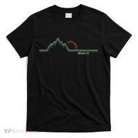 Retro Mountains Moab Utah Summer Hiking T-Shirt thumb 0