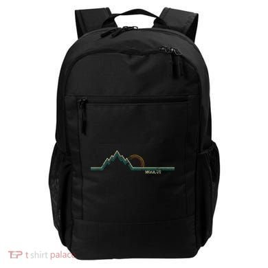 Retro Mountains Moab Utah Summer Hiking Backpack