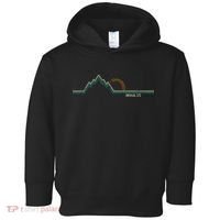 Retro Mountains Moab Utah Summer Hiking Toddler Hoodie thumb 0
