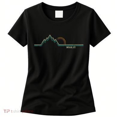 Retro Mountains Moab Utah Summer Hiking Women's T-Shirt