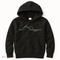 Retro Mountains Moab Utah Summer Hiking Kids Hoodie thumb 0