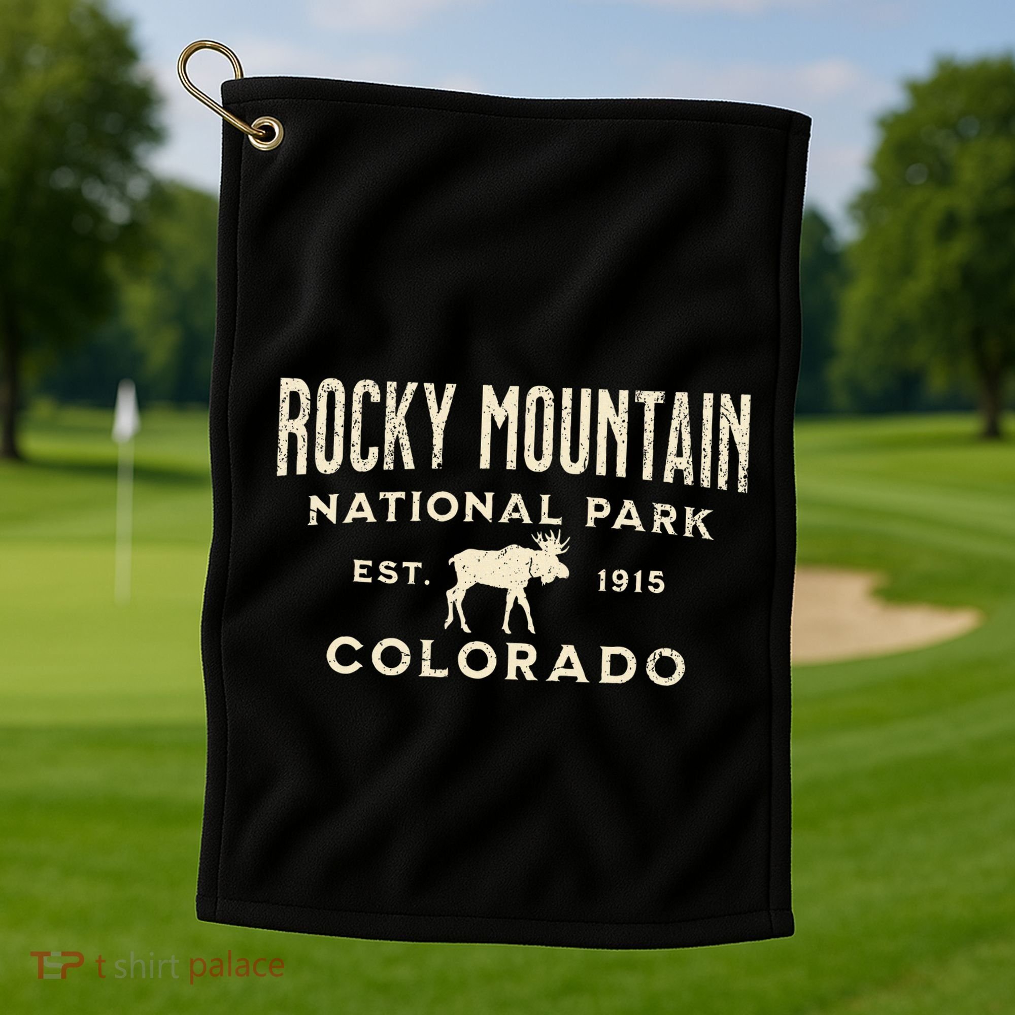 Rocky Mountain National Park Golf Towel