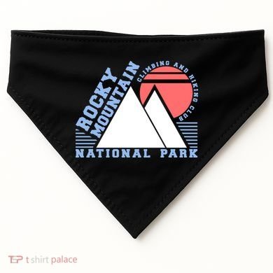 Rocky Mountain National Park USA-Made Doggie Bandana