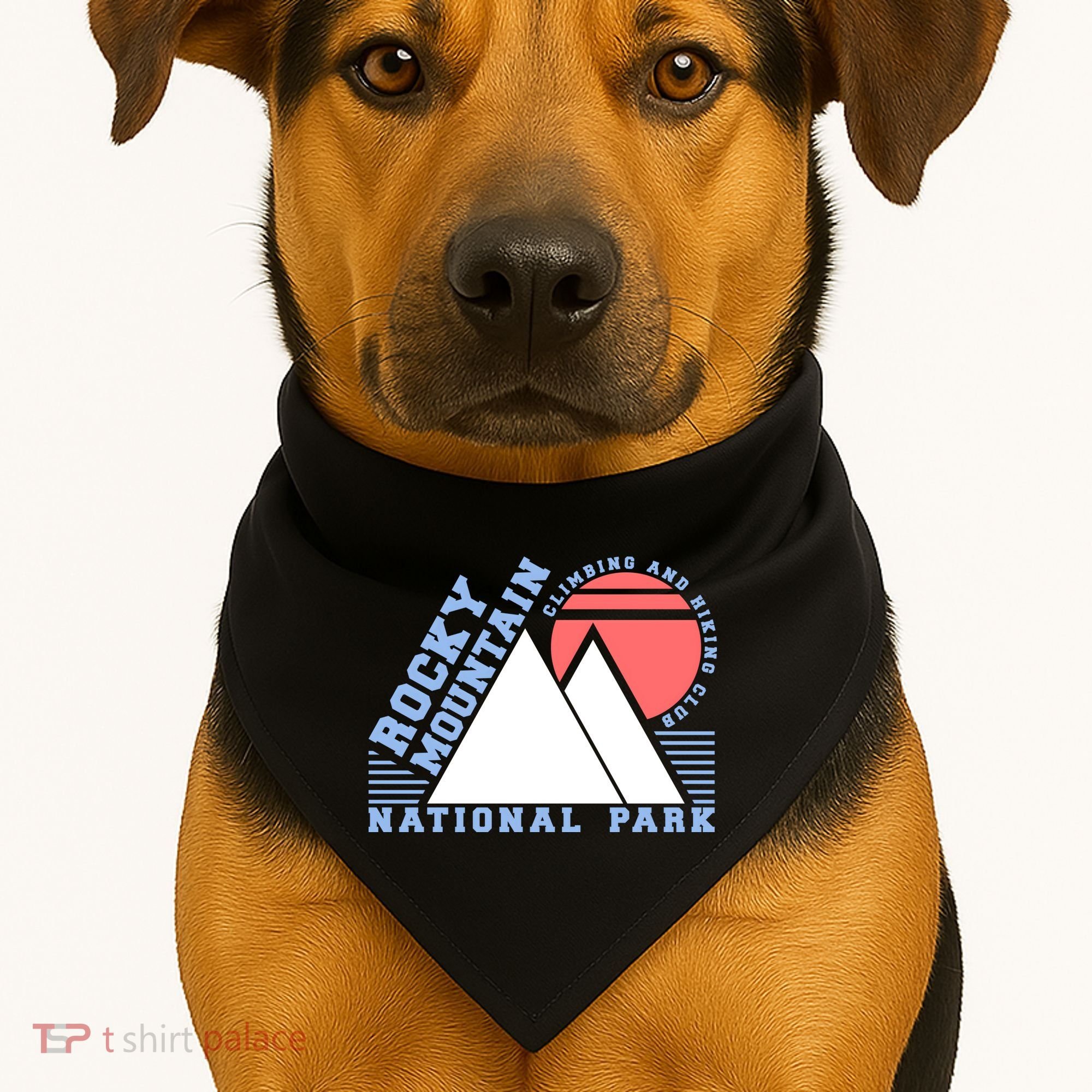 Rocky Mountain National Park USA-Made Doggie Bandana