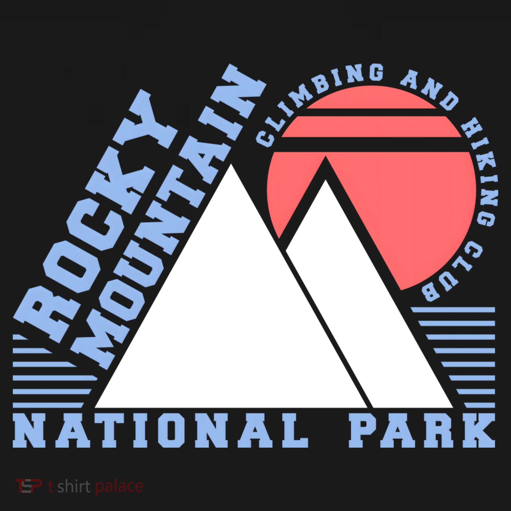 Rocky Mountain National Park Tie-Dye Long Sleeve Shirt