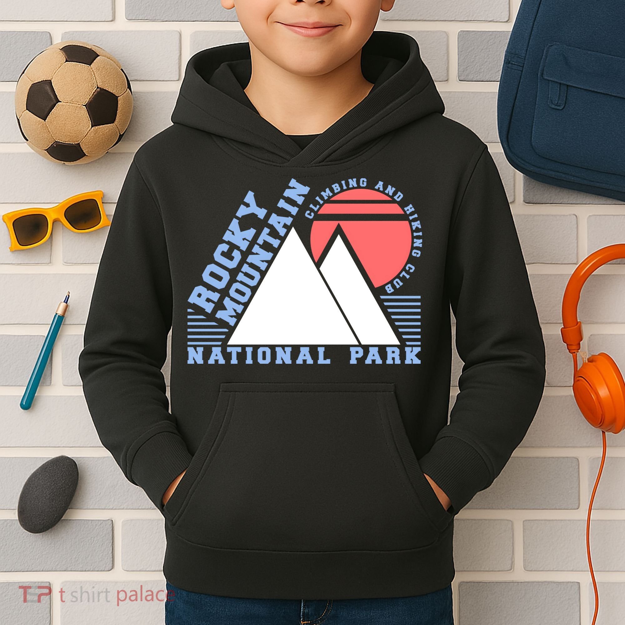 Rocky Mountain National Park Kids Hoodie