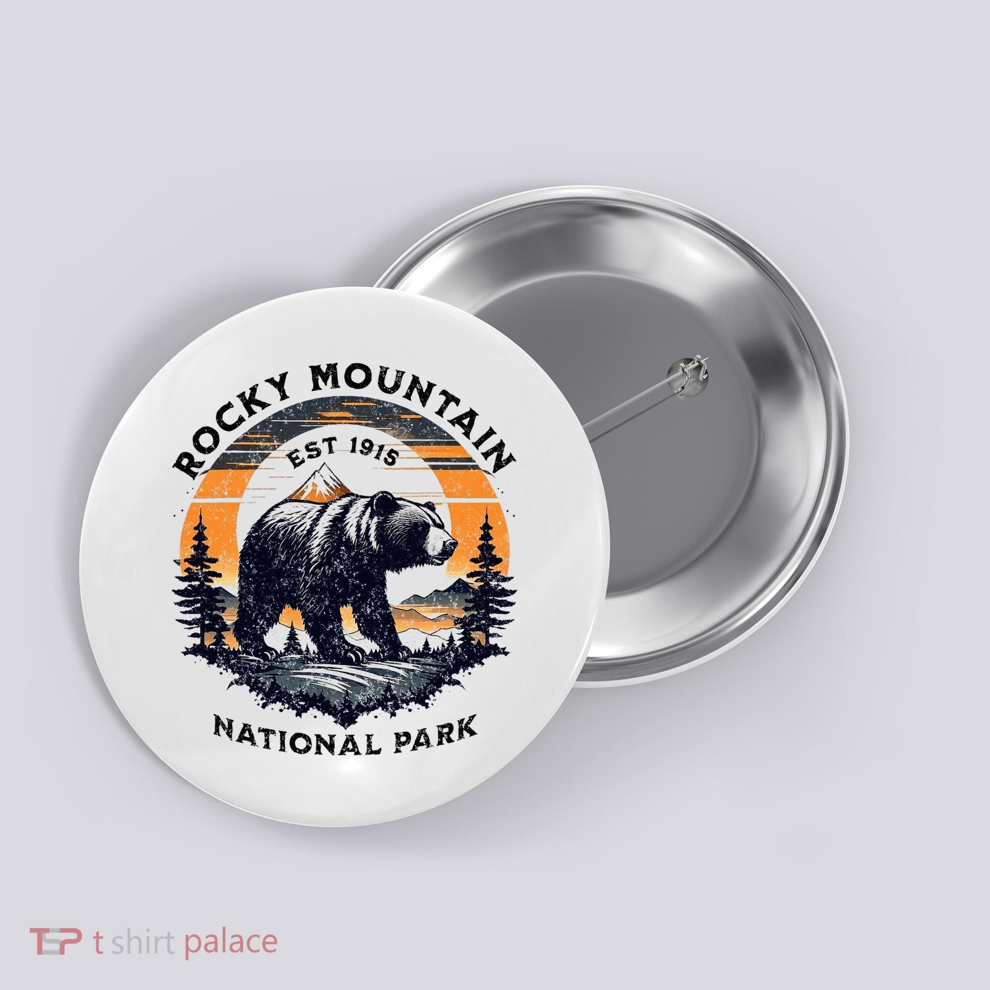Rocky Mountain National Park Button