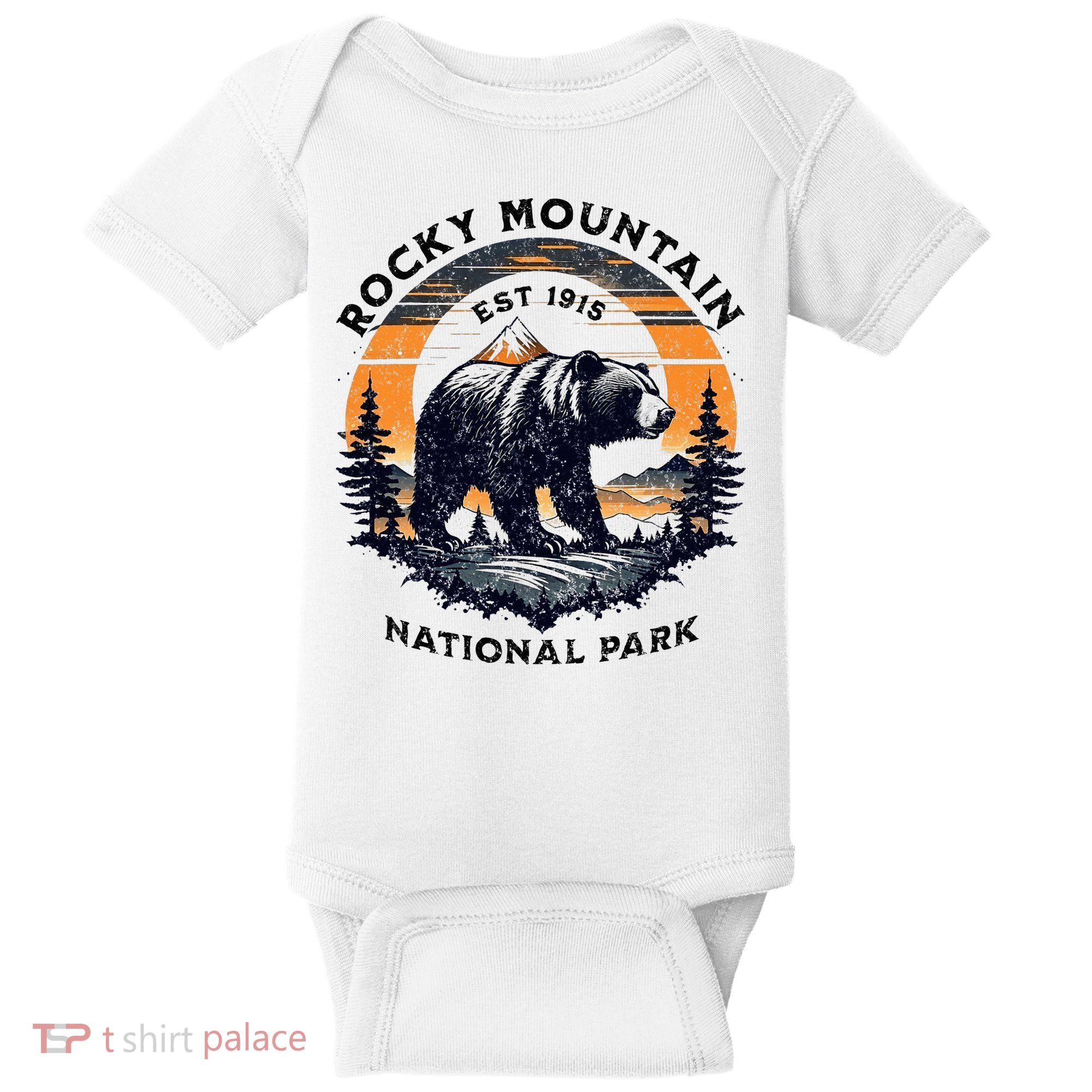 Rocky Mountain National Park Baby Bodysuit
