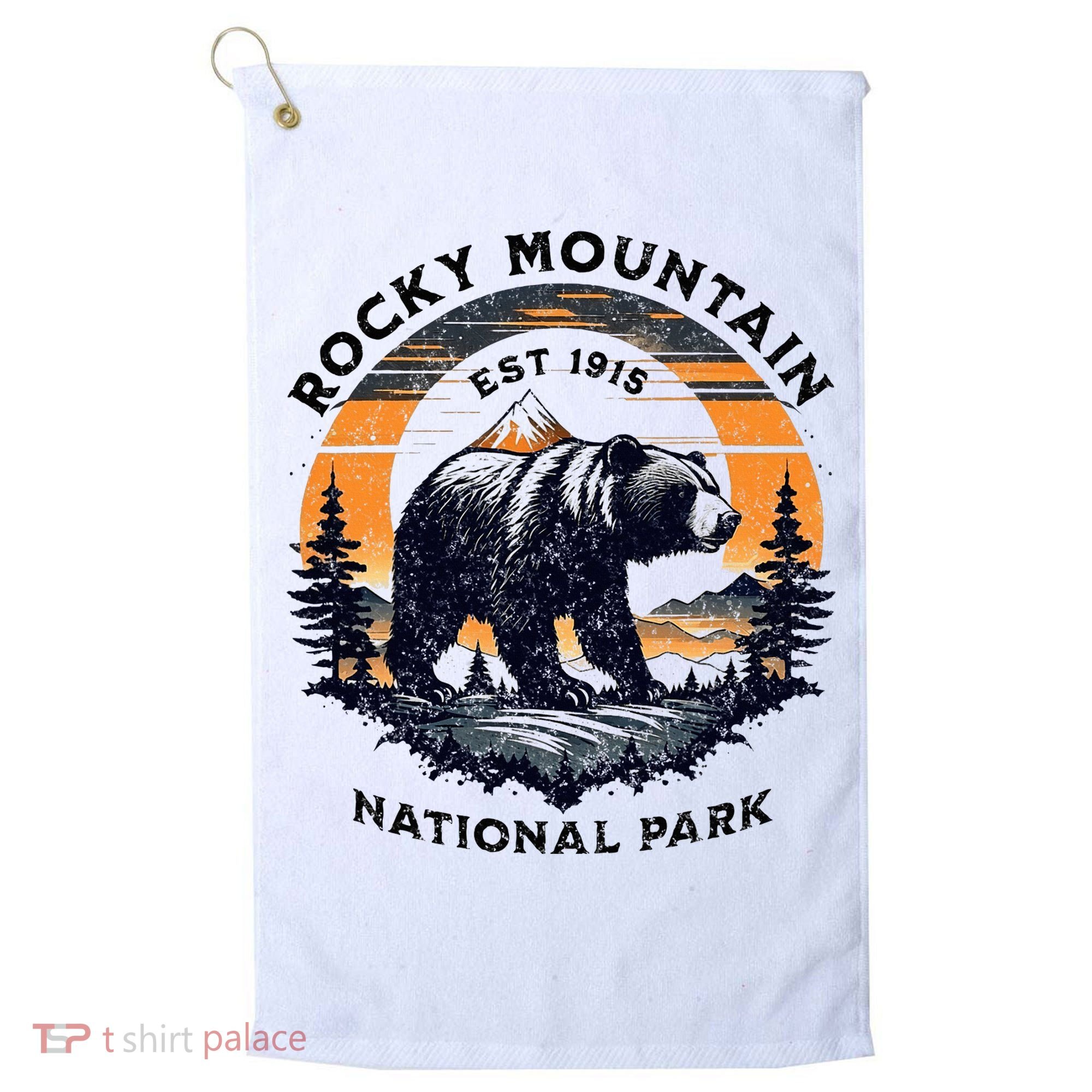 Rocky Mountain National Park Golf Towel