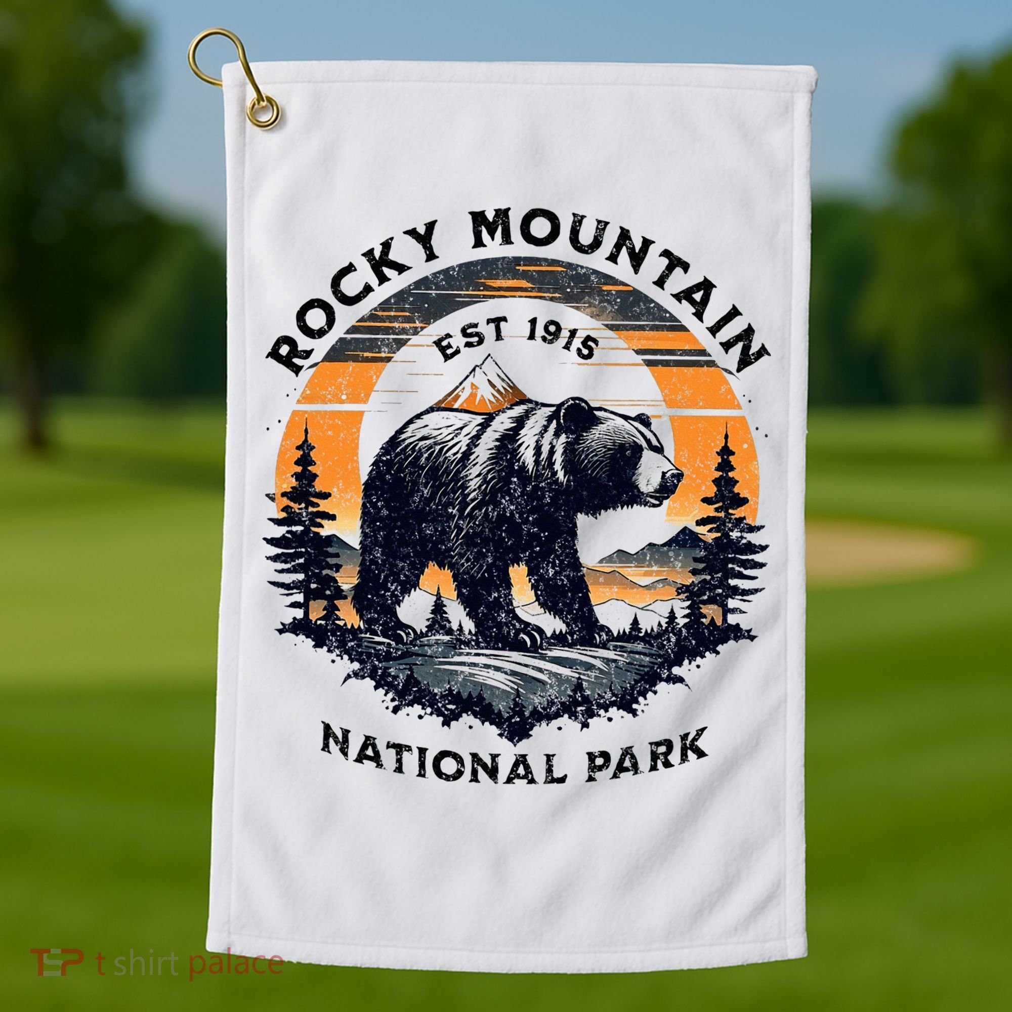 Rocky Mountain National Park Golf Towel