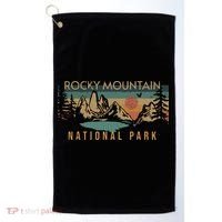 Rocky Mountain National Park Golf Towel thumb 0