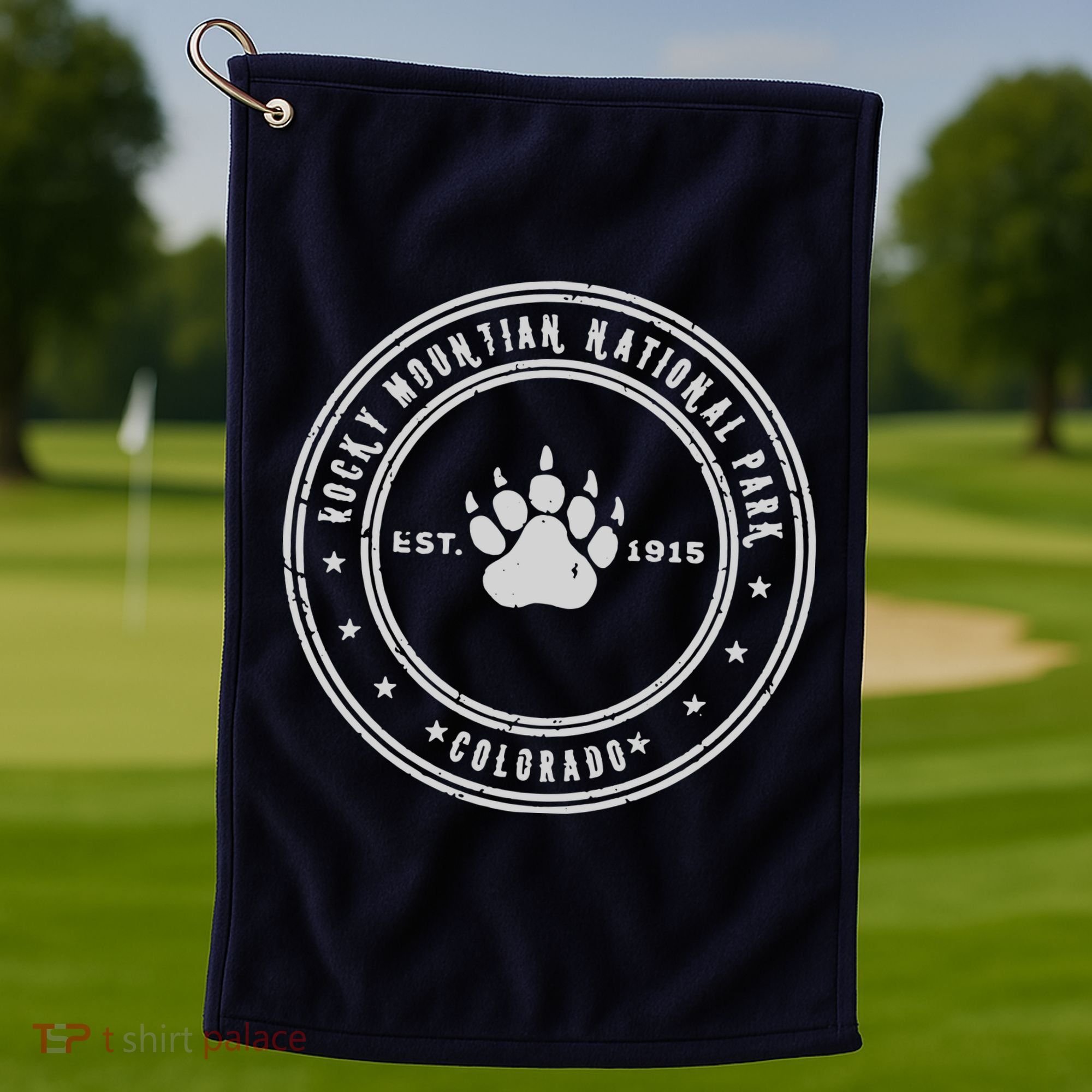 Rocky Mountain National Park Golf Towel