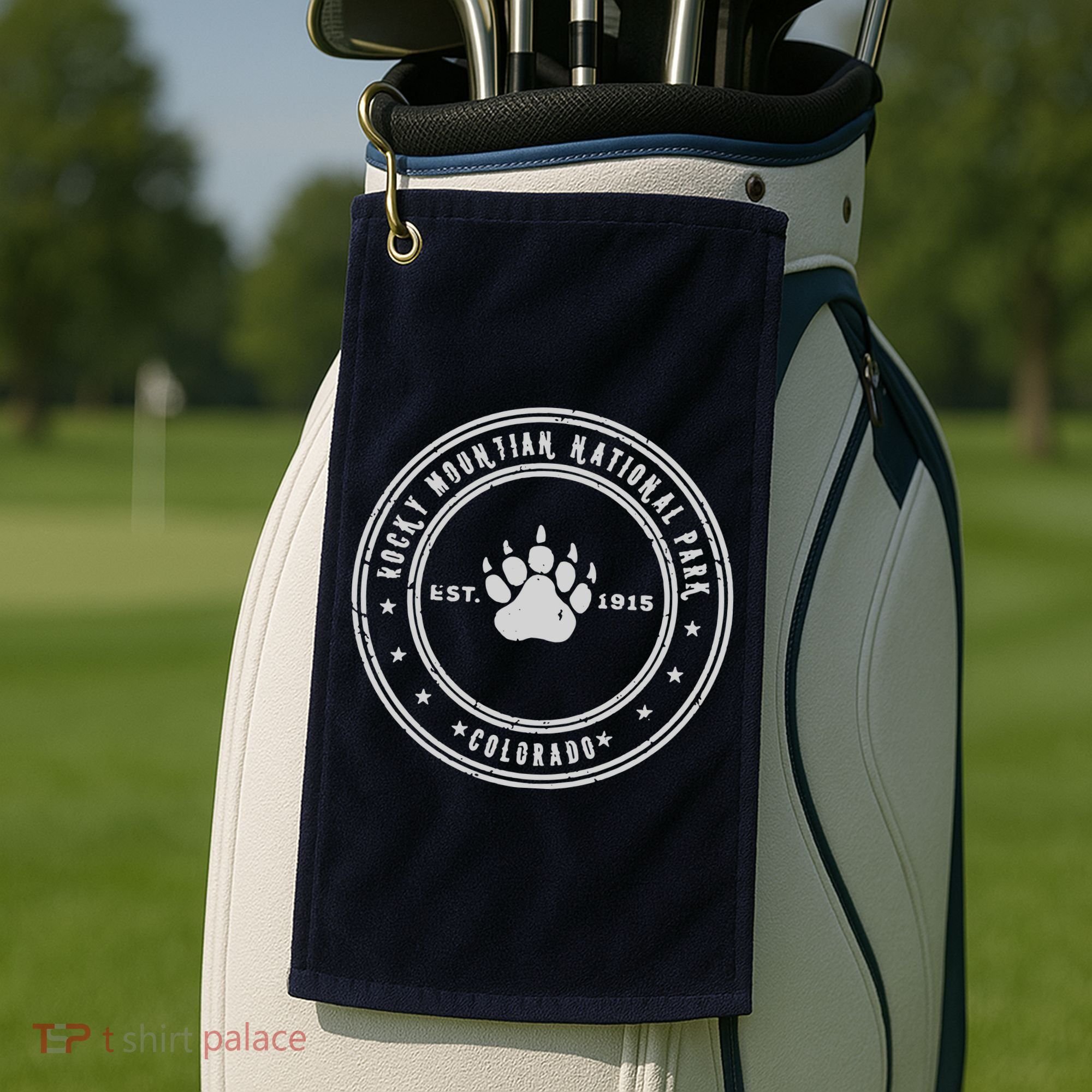Rocky Mountain National Park Golf Towel