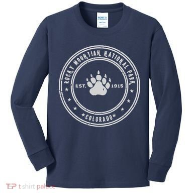 Rocky Mountain National Park Kids Long Sleeve Shirt