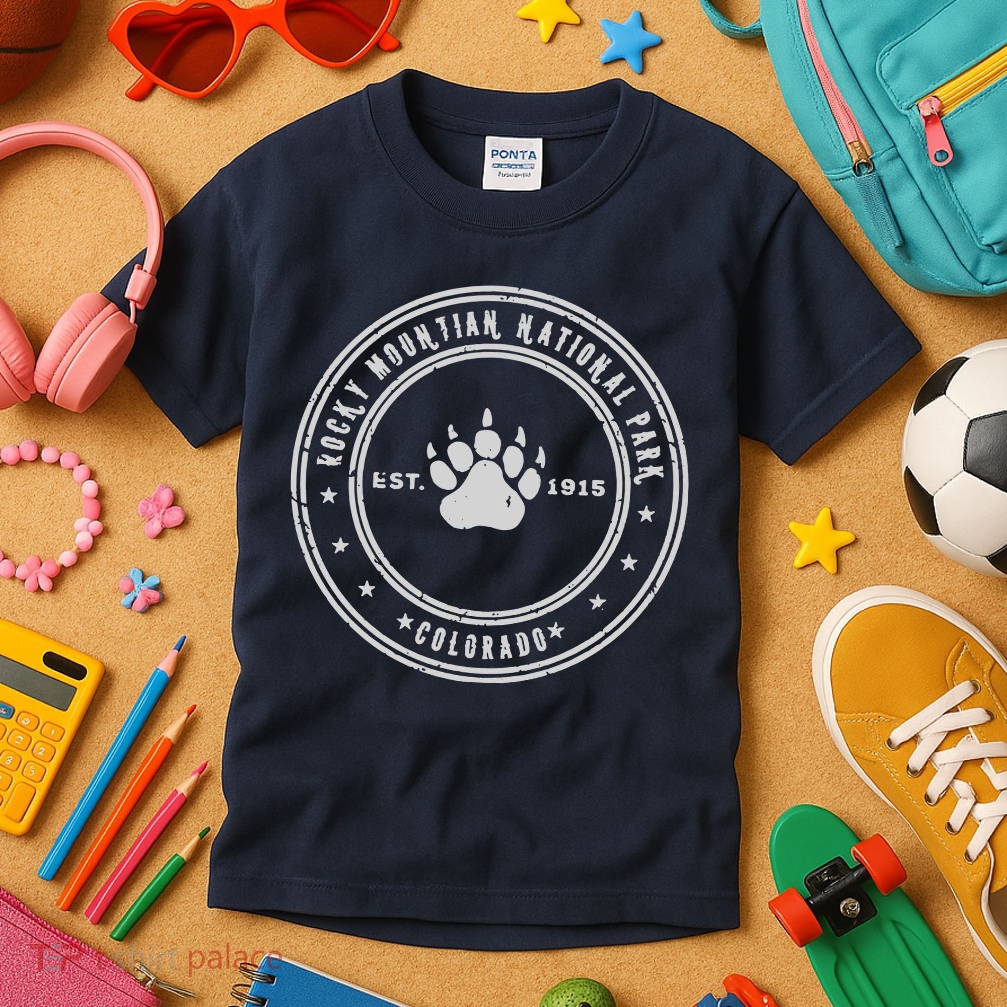 Rocky Mountain National Park Kids T-Shirt