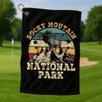 Rocky Mountain National Park Golf Towel thumb 1