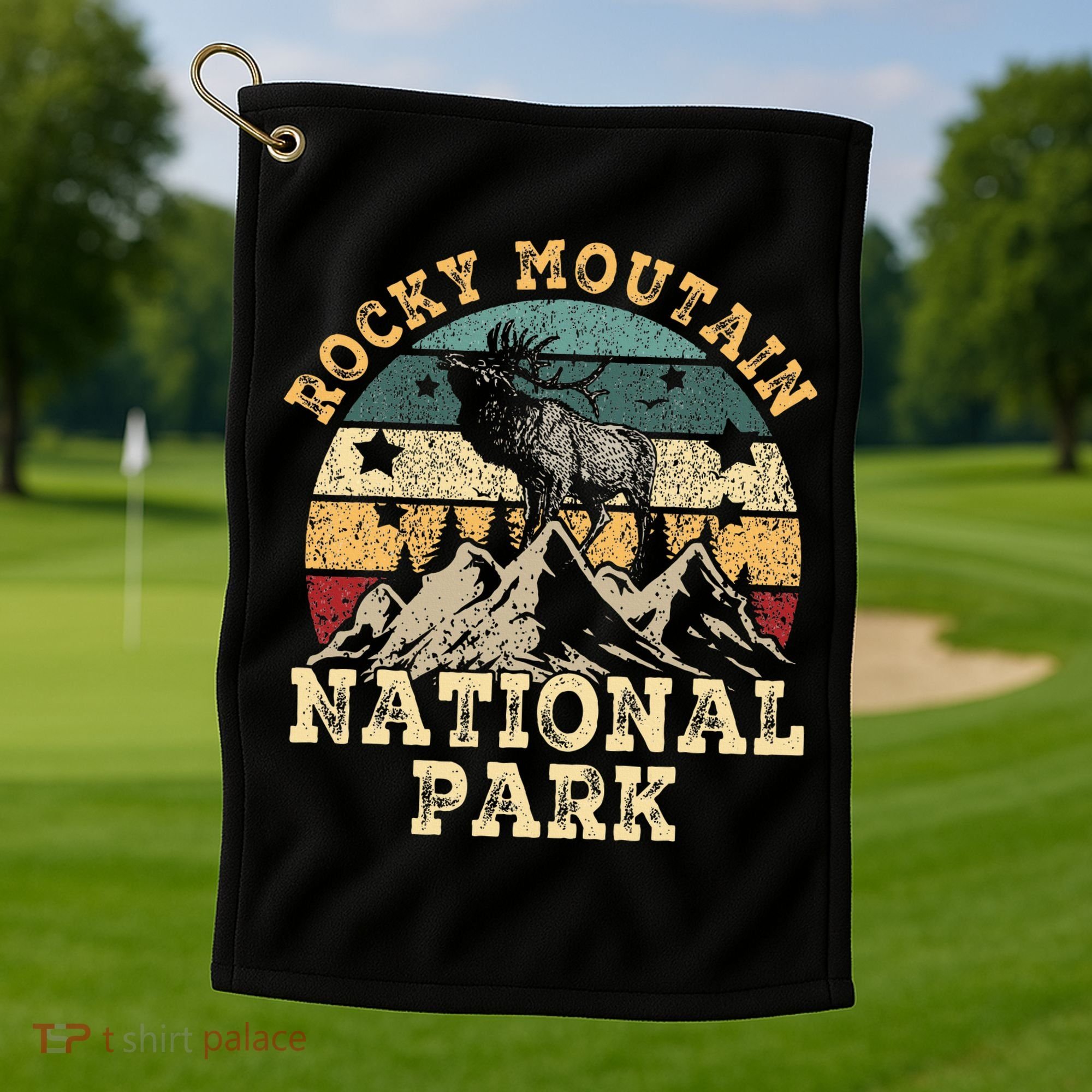 Rocky Mountain National Park Golf Towel