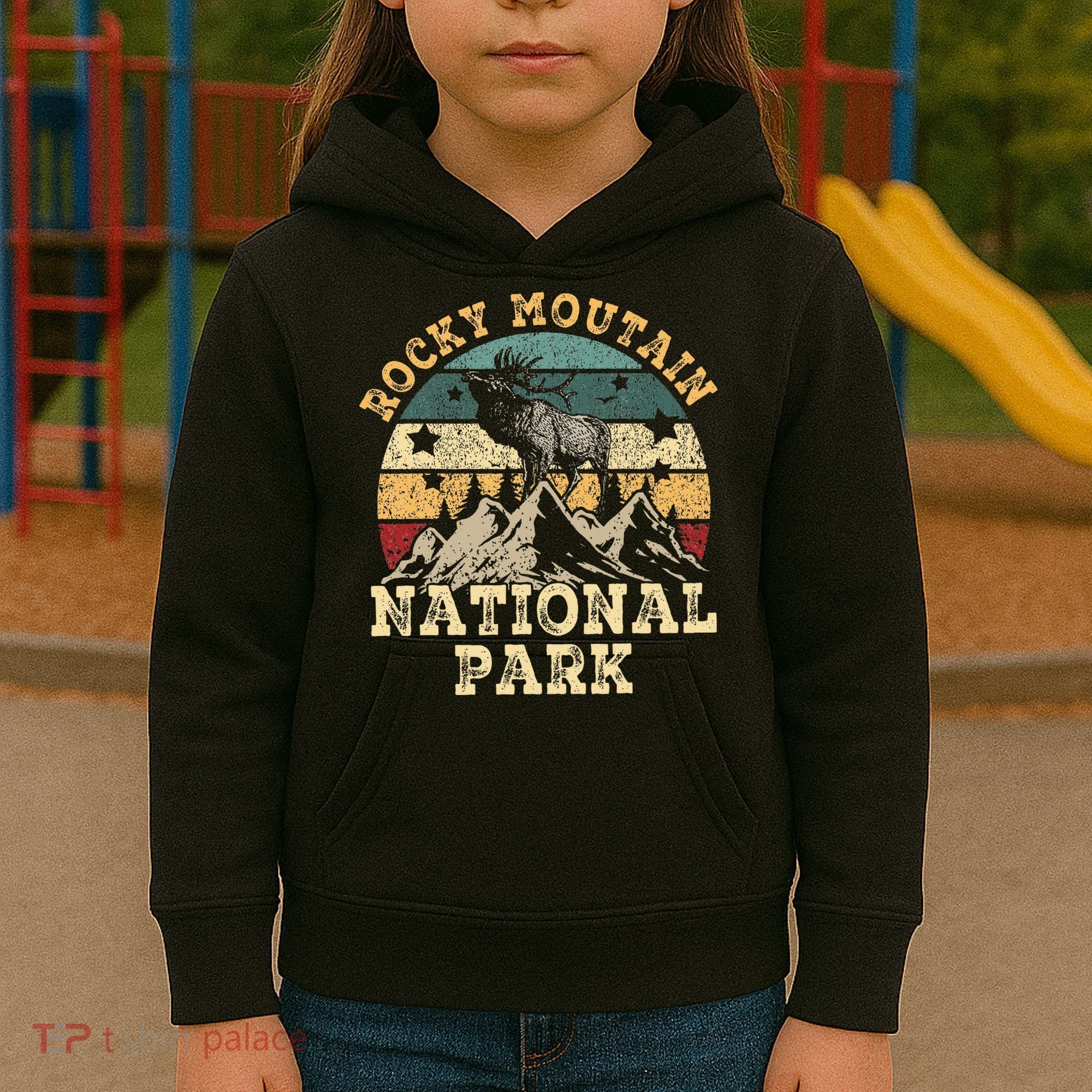 Rocky Mountain National Park Kids Hoodie