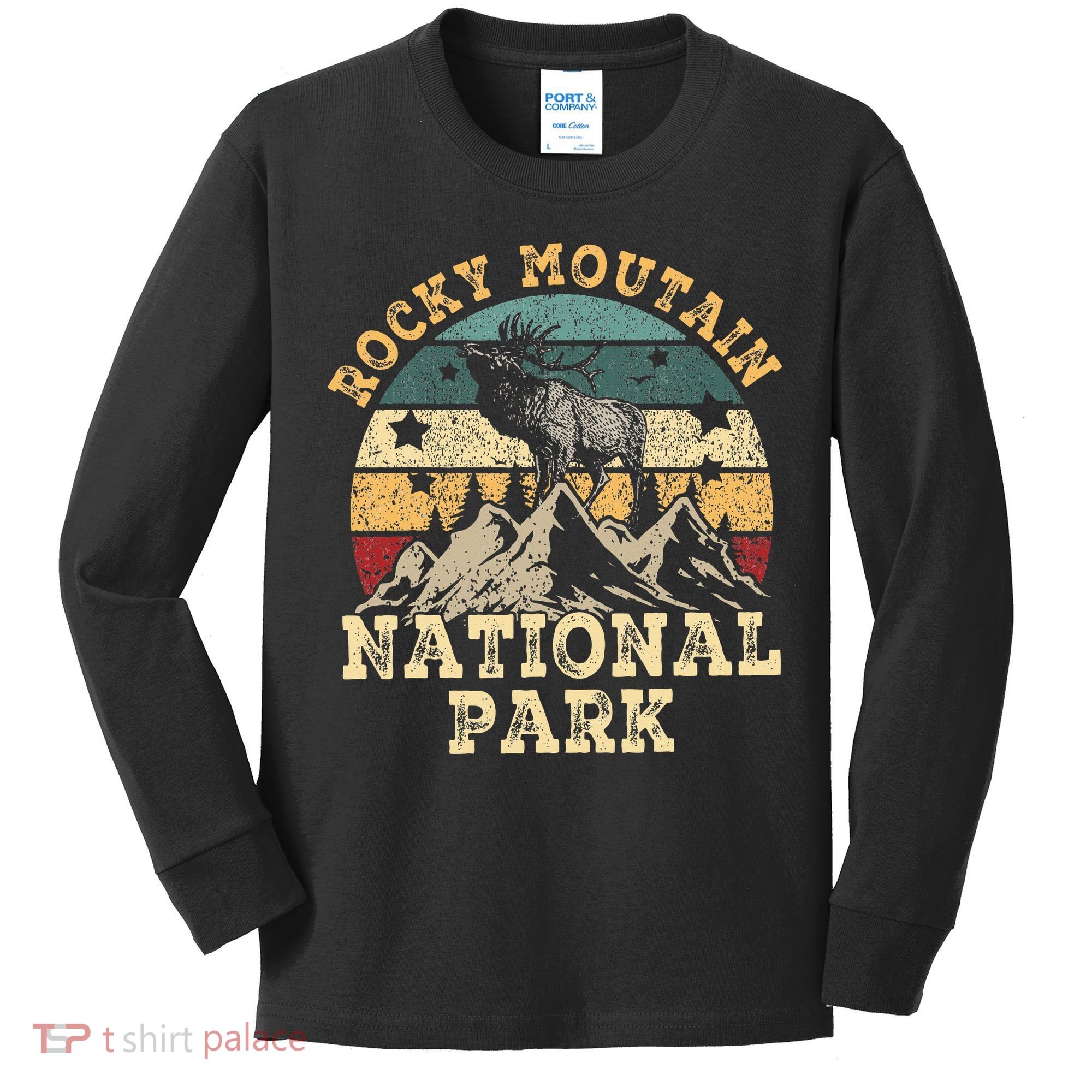 Rocky Mountain National Park Kids Long Sleeve Shirt