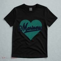 Retro Mariners Nickname Vintage Mariners Heart T-Shirt thumb 5