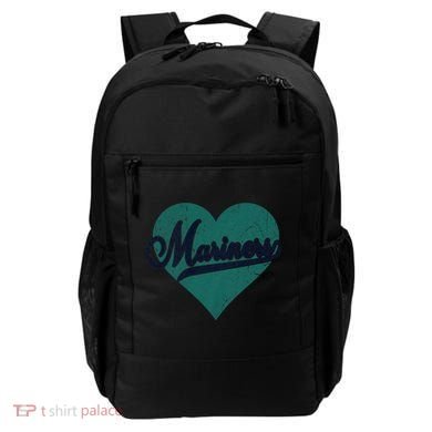 Retro Mariners Nickname Vintage Mariners Heart Backpack