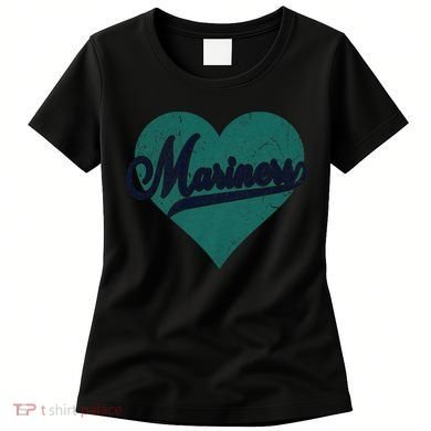 Retro Mariners Nickname Vintage Mariners Heart Women's T-Shirt