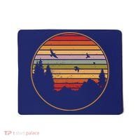 Retro Mountain Nature Sunset Mousepad thumb 0