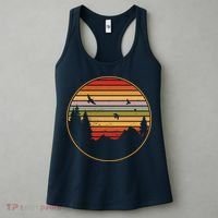 Retro Mountain Nature Sunset Women's Tank Top thumb 3