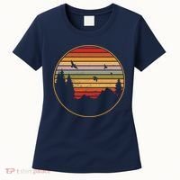 Retro Mountain Nature Sunset Women's T-Shirt thumb 0